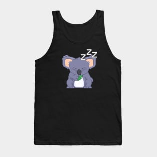 Pixel Art Sleepy Koala Tank Top